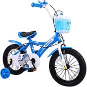 Wholesale - 16" Kids Bicycle Blue w/Training Wheels Basket Elevon (No UPC) C/P 1